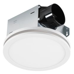 Utilitech 100 CFM Bathroom Exhaust Fan with LED Light – Used – Good