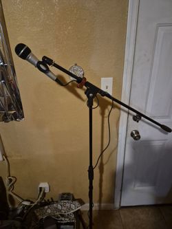 Microphone with Boom Stand
