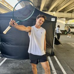 Green Wilson Tennis Racquet