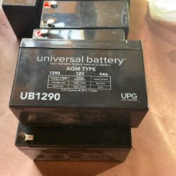 12 V Batteries 8 Pc’s $12 Each