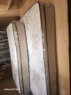 Mattress Set Plush Pillow Top