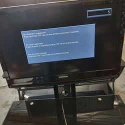 Magnavox 32" Inch TV Build In DVD With TV Stand 