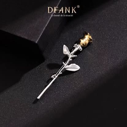 🌹 Elegant DFANK Rose Brooches - "La Beauté de la Ténacité" 🌹