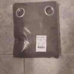 Blackout Curtains Gray Steele (CB2) (2 Panels, 52” x 84”) – Brand New