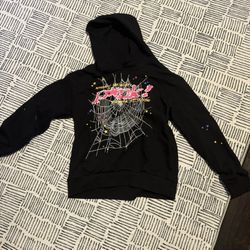 Black pink so5der hoodie 