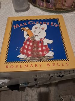 Max CLEANS UP  STORY BOOKS