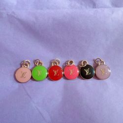 Designe Gold Metal Zipperpull Heart Pendant | Bundle of 6 Charms