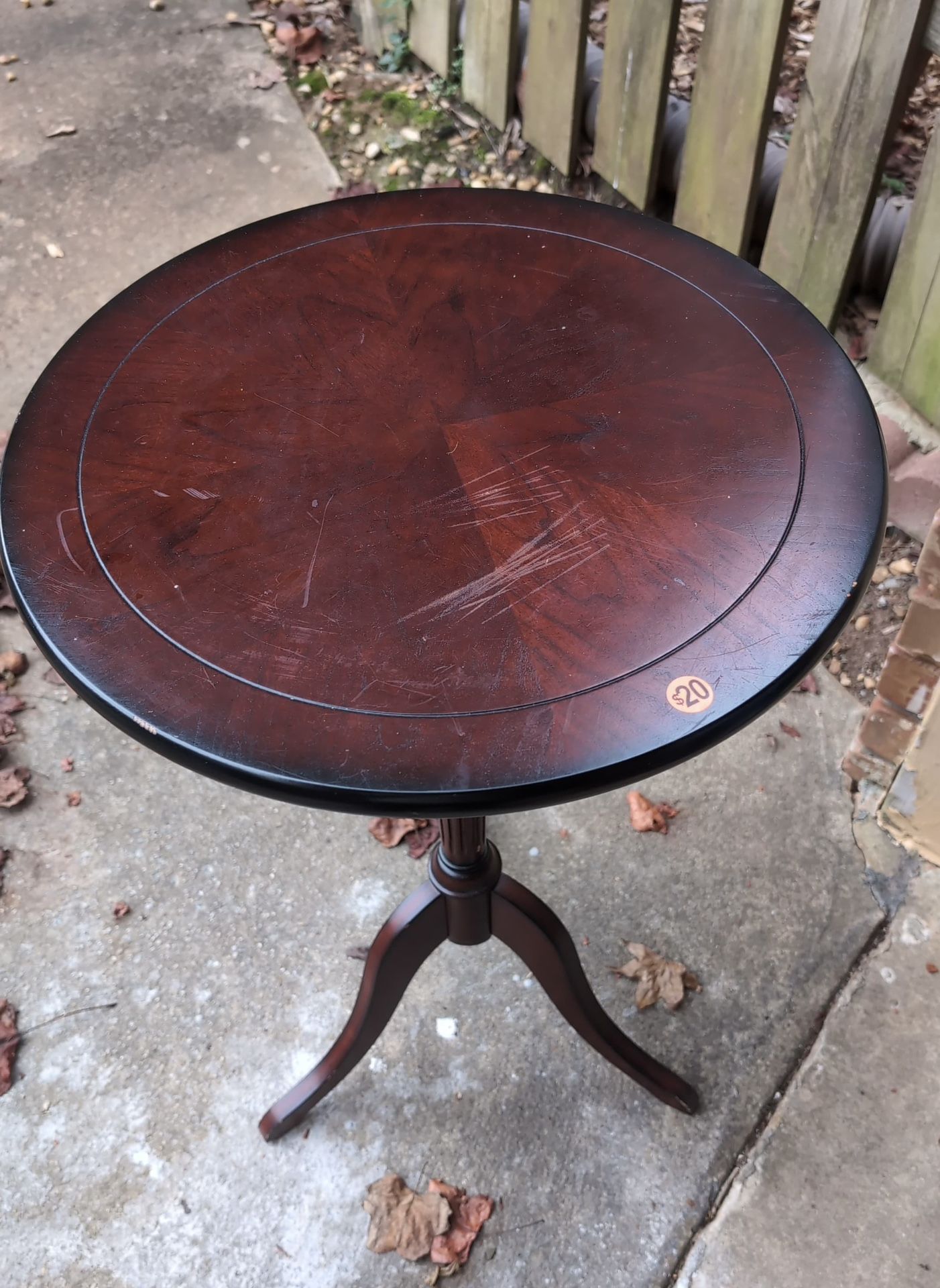 Small round table