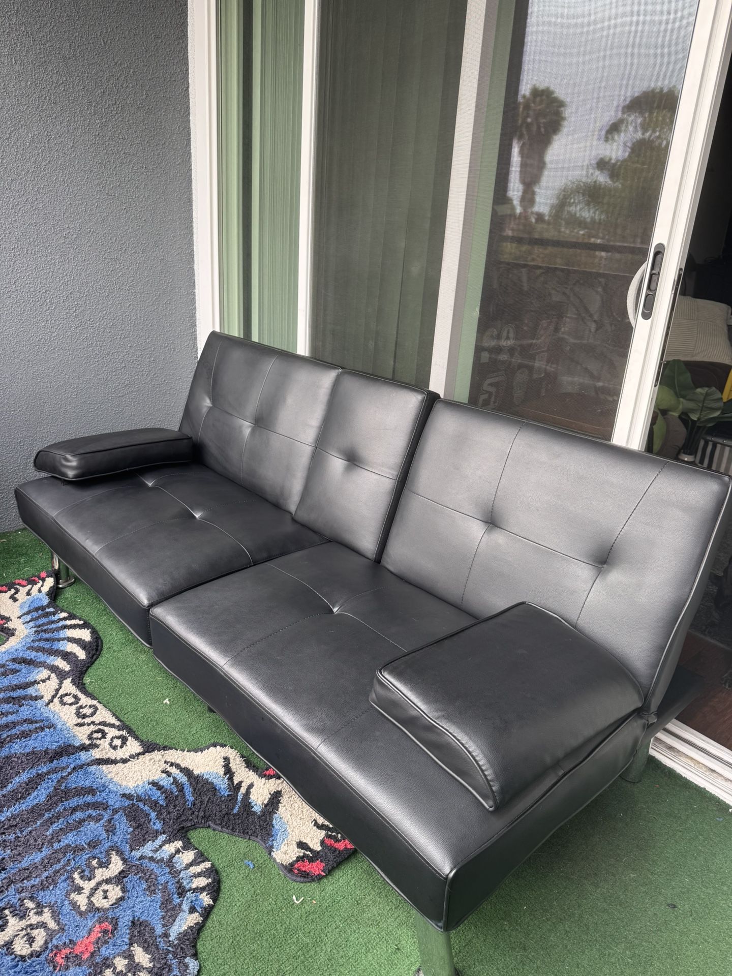 Black Futon - Good Condition - $45