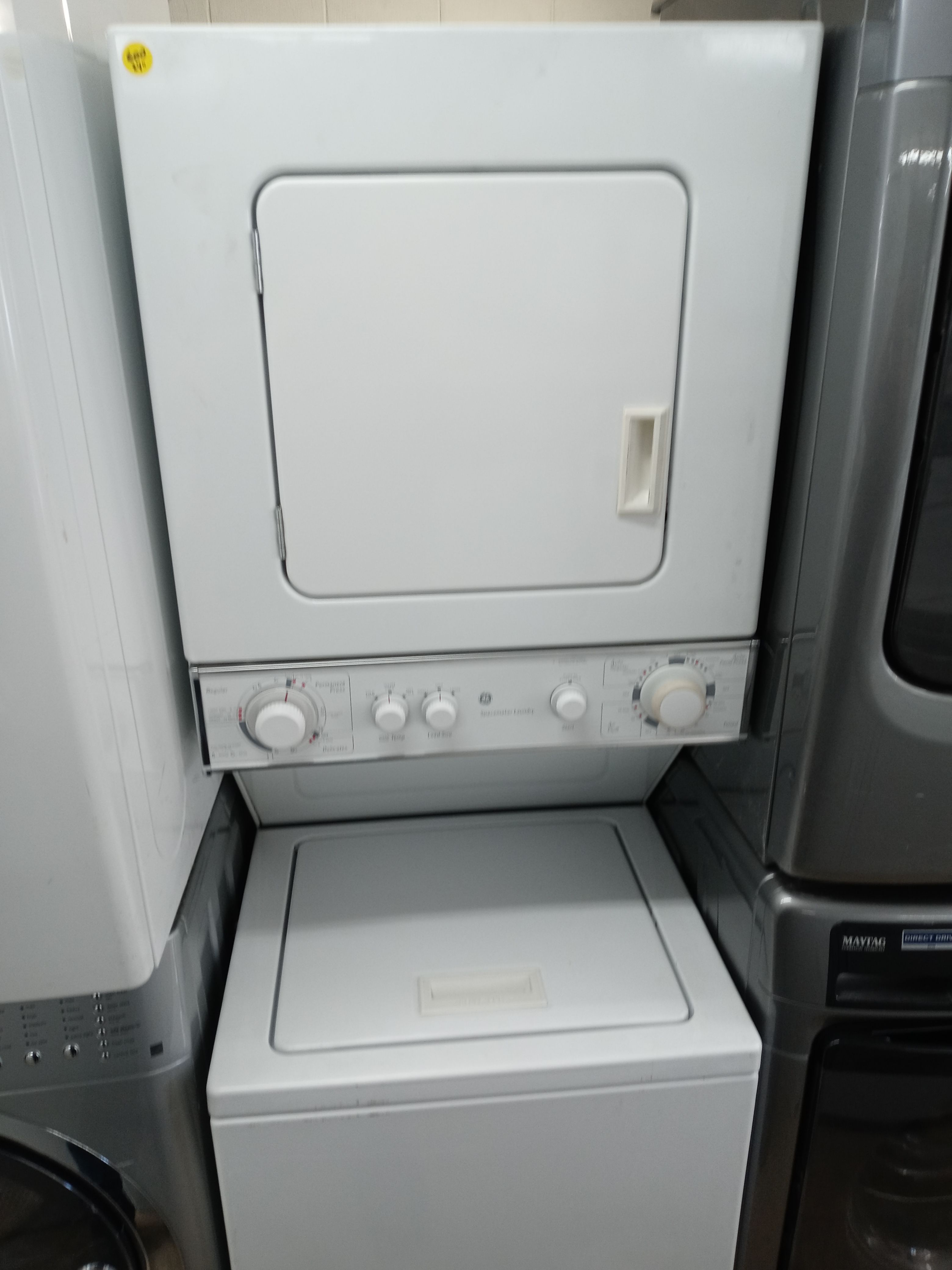 GE 24" unitized washer and dryer stack - Free delivery
