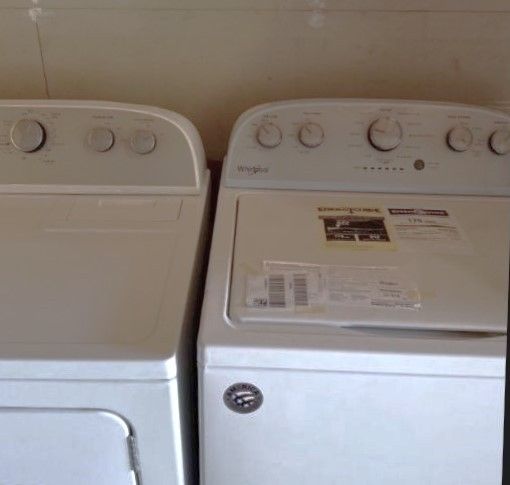 Washer and Dryer from Whirlpool