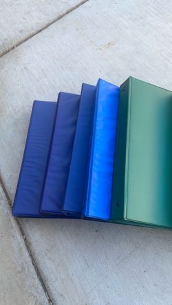 Three ring binders 1.5-2 inches