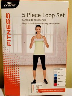 Resistance Loop Bands, 5 Pieces