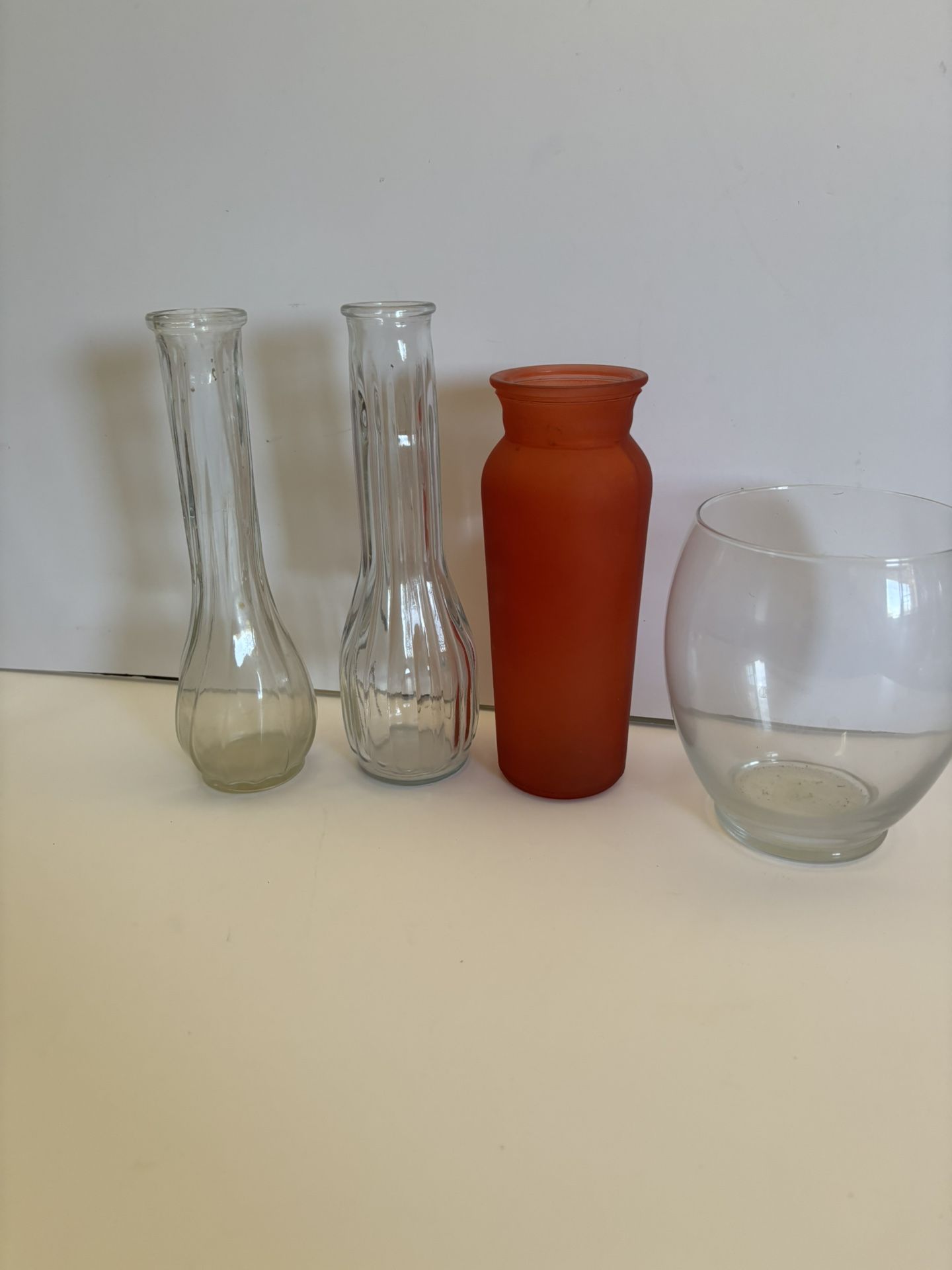 Floral Glass Vases 