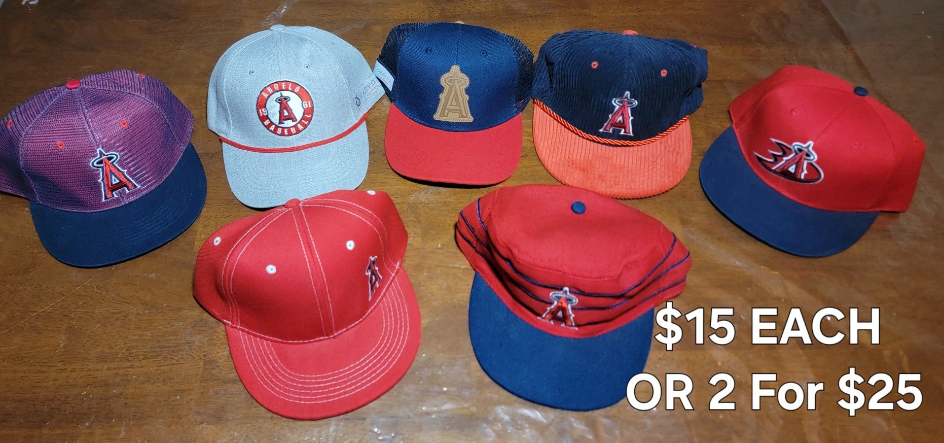 Baseball Hats Angels Different Snapbacks 