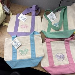 Trader joes mini tote set of 4 tote bag