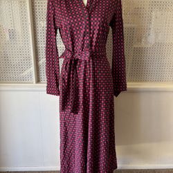 BODEN Marcia Jersey Midi Dress Geo Print