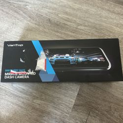 Vantop Discovery H609 DUAL CAMERA 10" Mirror Mounted Dash Camera LOOP REC