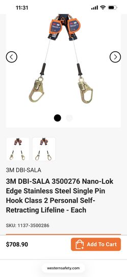 3M Nano Lok lifeline