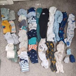 Baby Boy Clothes Bundle — 0-3 Months