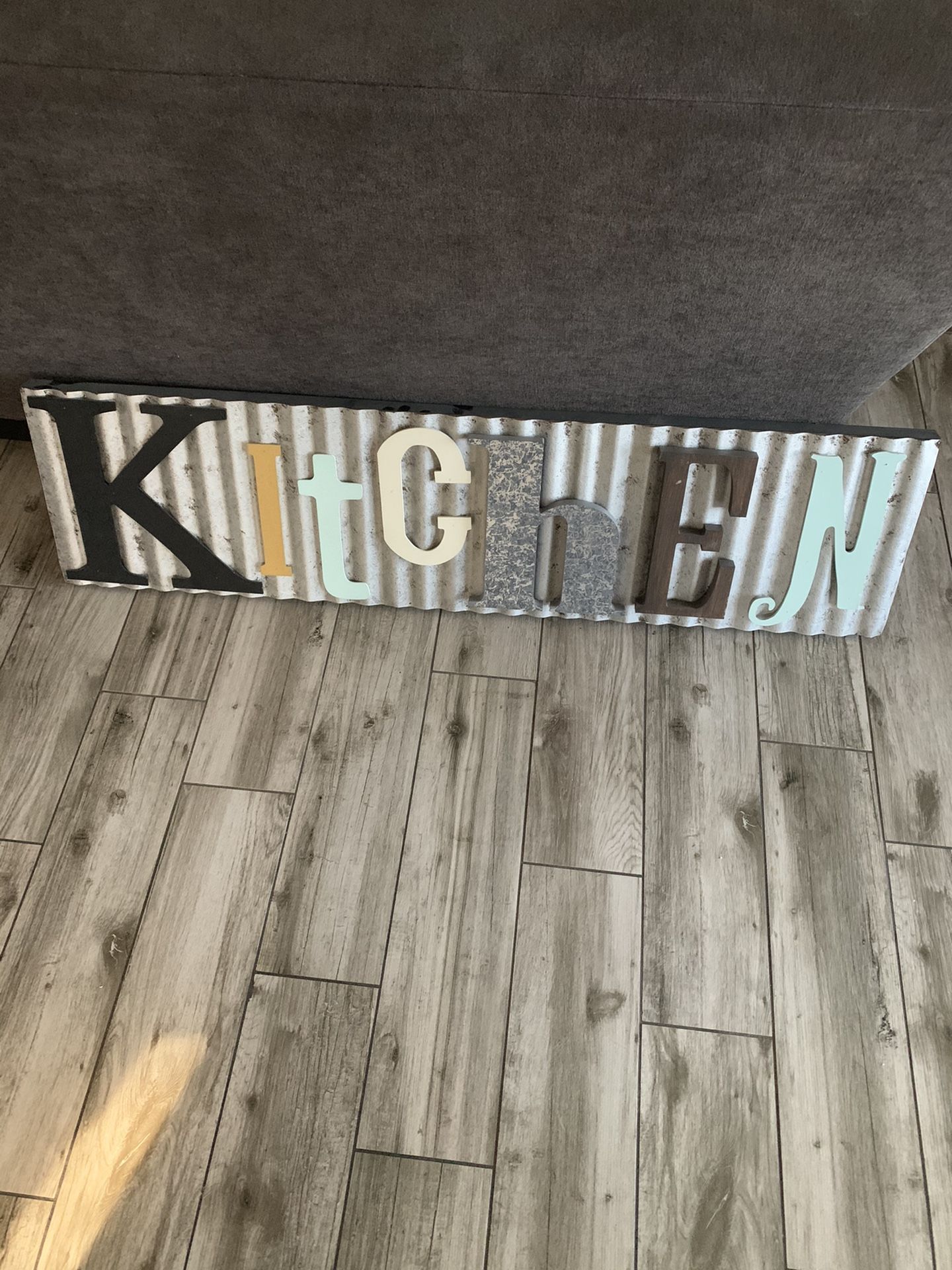 Kitchen sign