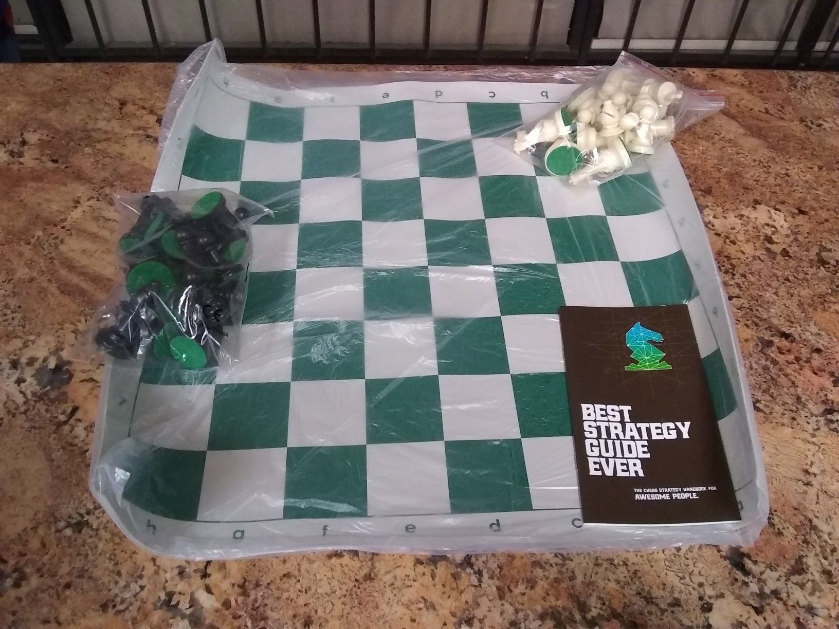 Roll Up Chess Set - New