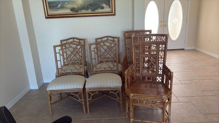 Bamboo chairs