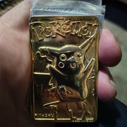 14k Gold Pikachu Novelty Vard