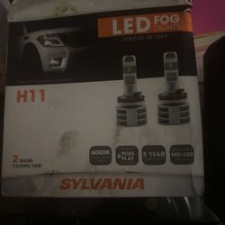 Sylvania H11 Fog Lights Brand New For Mercedes 