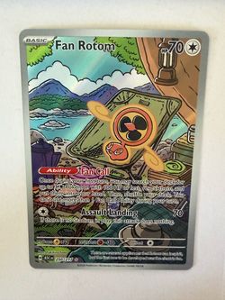 Fan Rotom Pokemon card