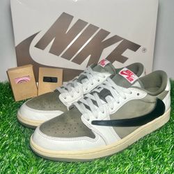 Size 9 - Travis Scott Jordan 1 Retro OG SP Medium Olive