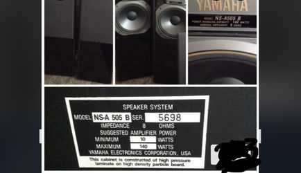 Yamaha NS-A 505 B Tower Floor Standing Speakers