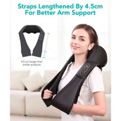 Naipo Shiatsu Back and Neck Massager with Heat Deep Kneading Massage for Neck, Back, Shoulder, Foot and Legs, Use at Home, Car, Office