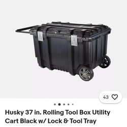 Husky 37" Portable Tool Box