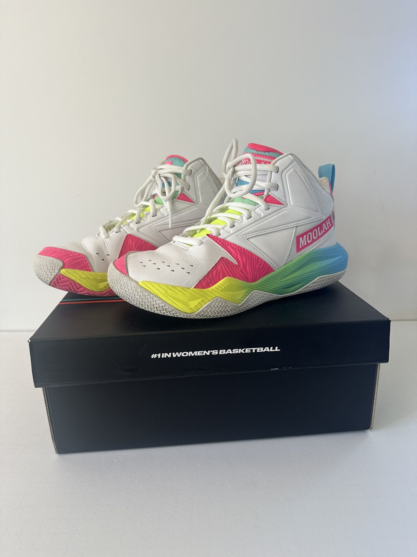 Moolah Neon Glo Sneakers-Size 4.5 Youth
