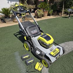 Ryobi 40v Brushless Whisper Self-propelled Propelled Lawn Mower