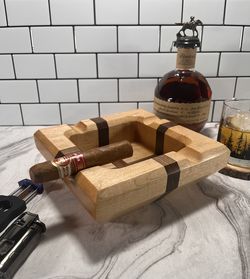 Hardwood Cigar Ashtray
