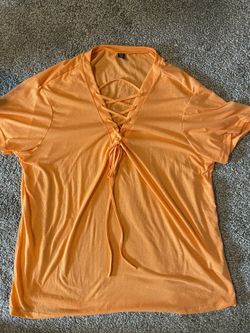 Shein 2x Orange Top