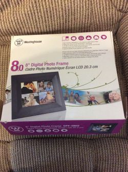 WESTINGHOUSE ELECTRONIC 8" DIGITAL PICTURE FRAME