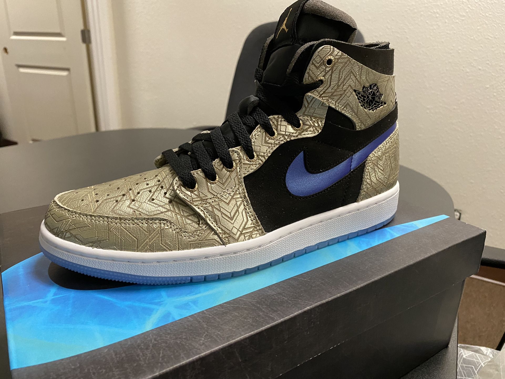 Nike Jordan 1 Zoom Air Comfort Gold Laser