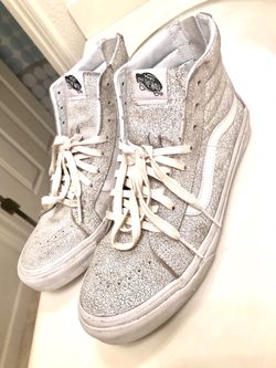 SK8 Hightop Vans (Crackle-Leather) Size 9