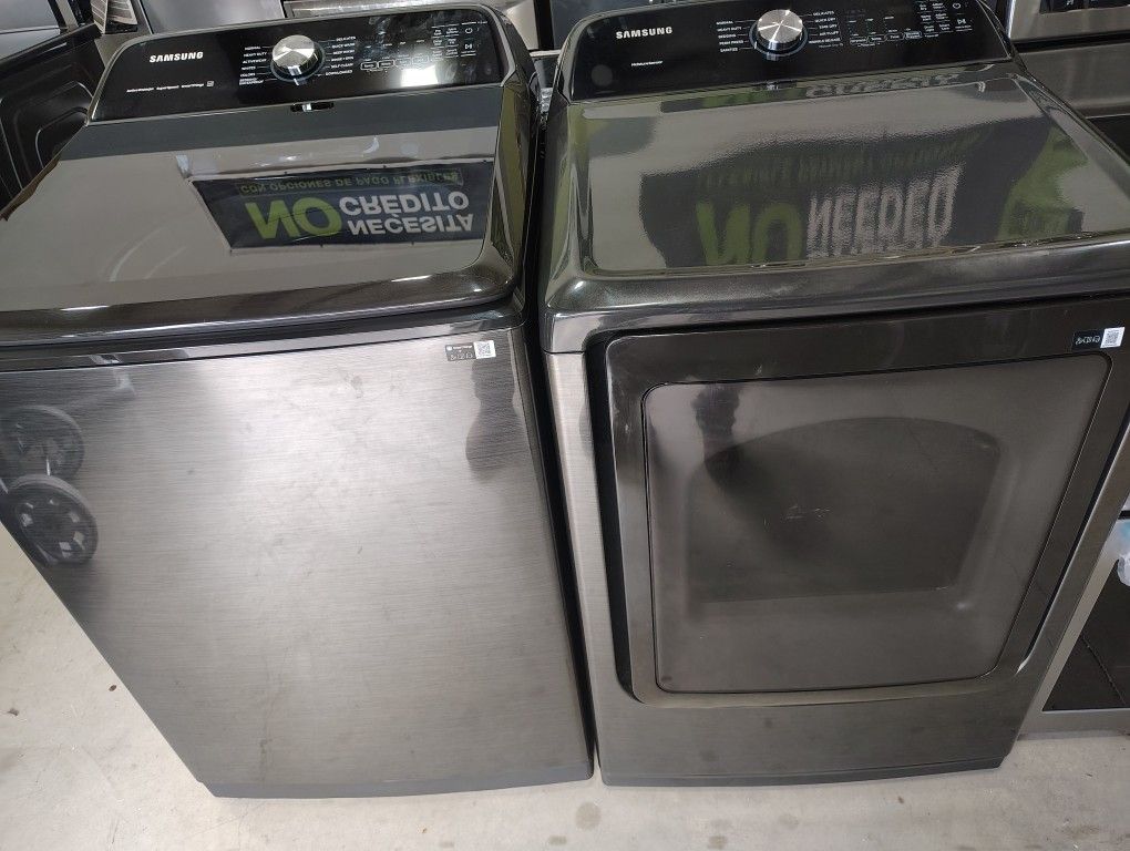Samsung top loader washer and dryer scratch and dent set