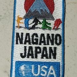 Vintage 1998 Nagano Winter Olympics USA Today Sponsor Promo Embroidered Patch Collectible