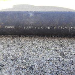 1 1/4in 160 psi Poly Pipe -about 50 Feet