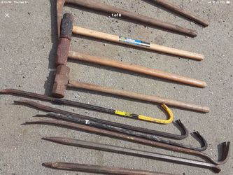 Pry bars & sledgehammers & pickaxes