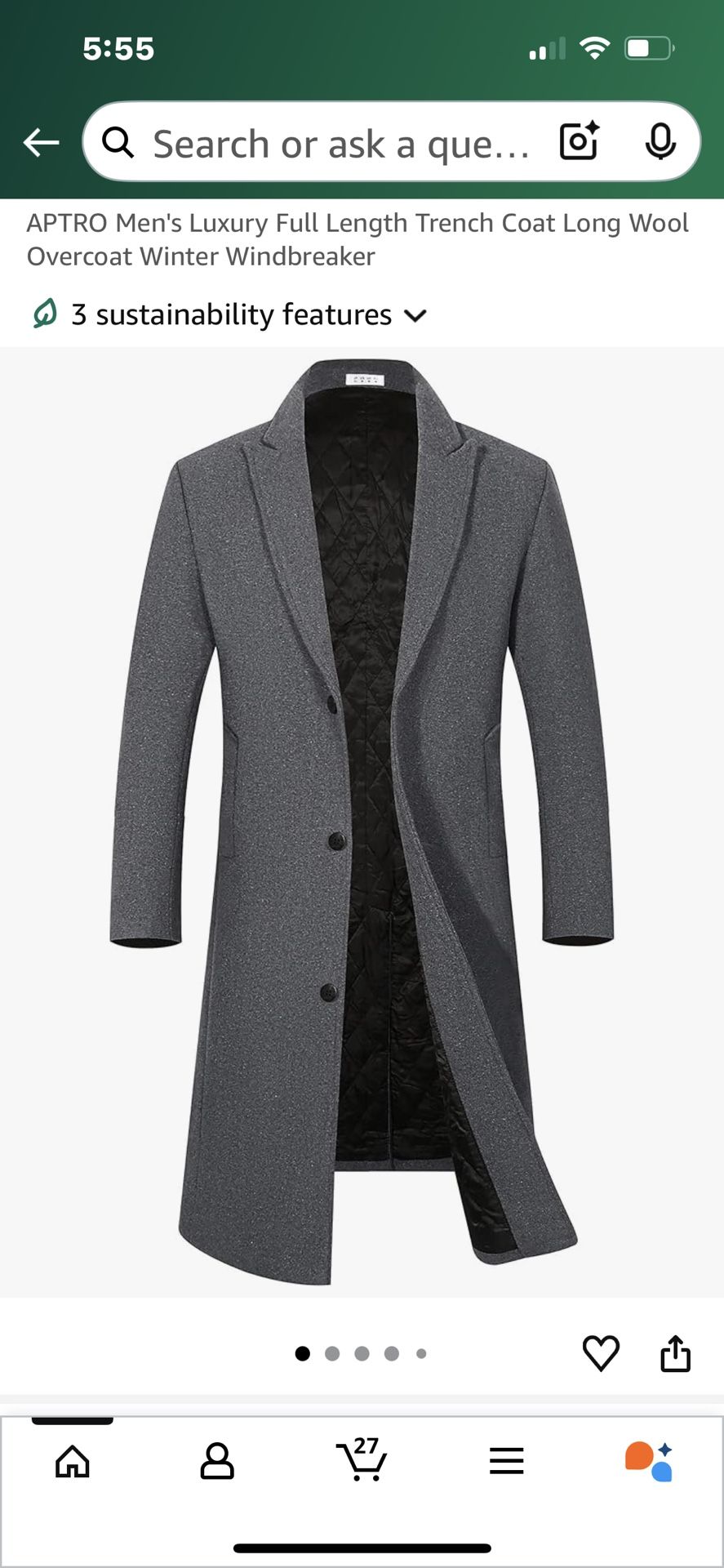 Men’s Wool Coat