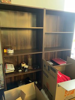 Book shelves x2