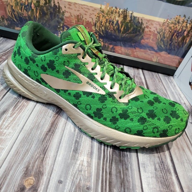 Brooks Shoes Brooks Launch Run Lucky Brooks Launch Shamrock Mens