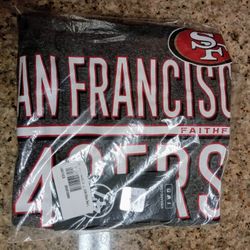 Size Men's Large Shirt Official NFL Team Apparel San Francisco 49ers Football Team 