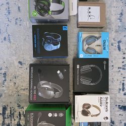 Various headphones/headsets